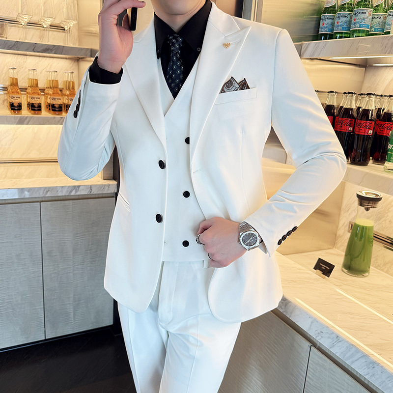 Men Formal Wear For Dinner - Abiti da uomo bianchi a 3