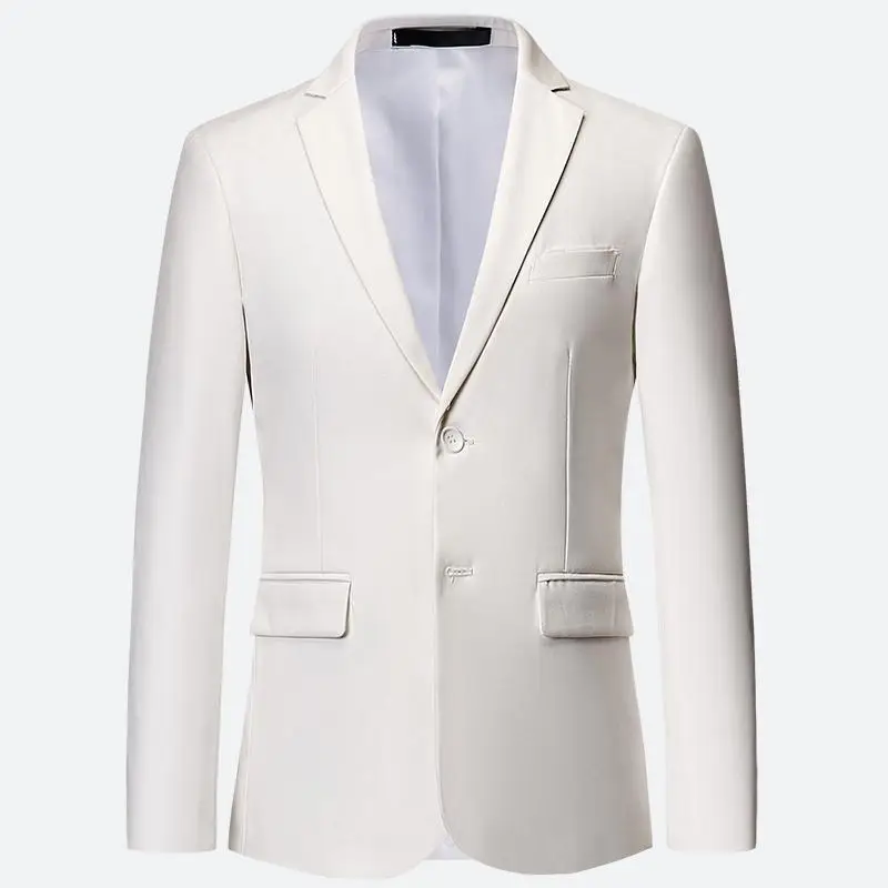 Korean Men Formal Wear - Giacche formali bianche da uomo Due