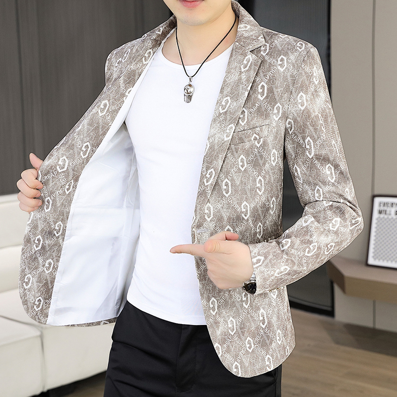 Korean Men Formal Wear - Blazer Uomo 2026 Autunno/Inverno, Stile Coreano,