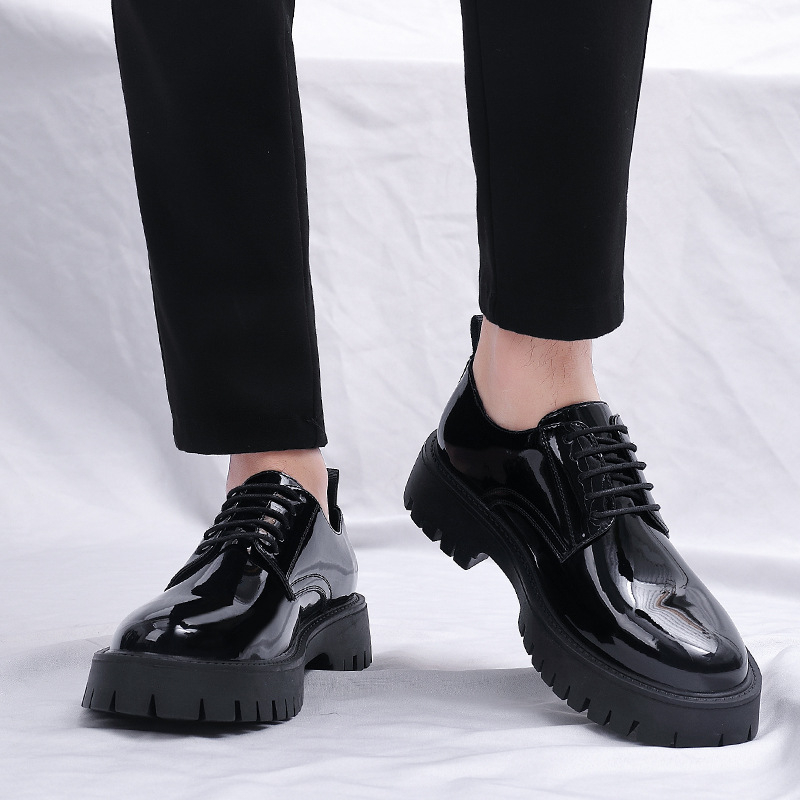 Men Formal Wear All Black - Scarpe Oxford da uomo in pelle