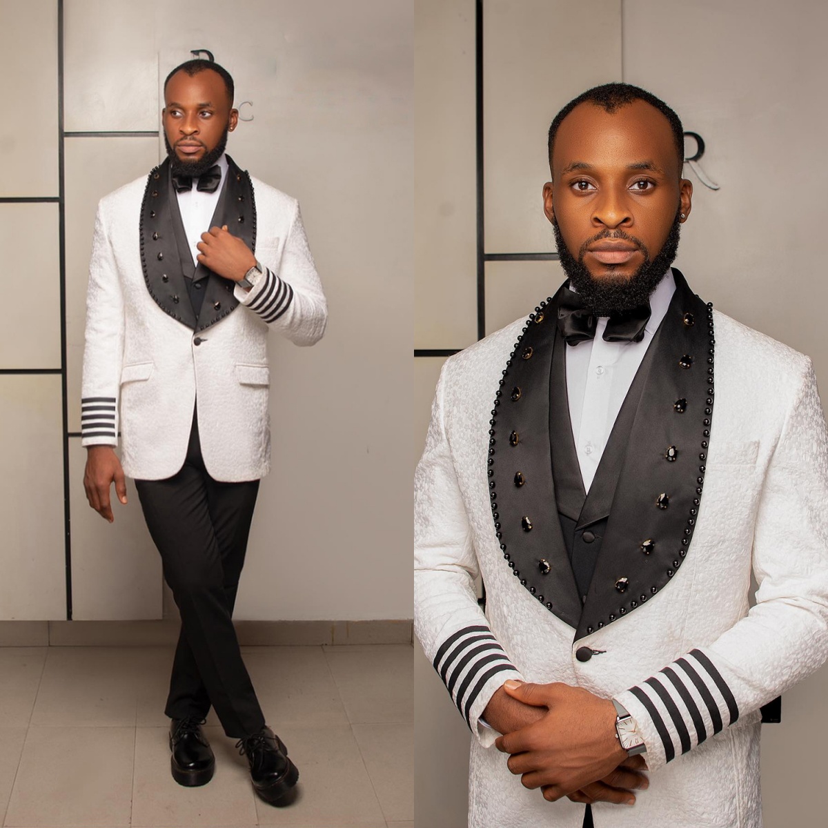Men Formal Wear For Dinner - Smoking da uomo personalizzato da sposa