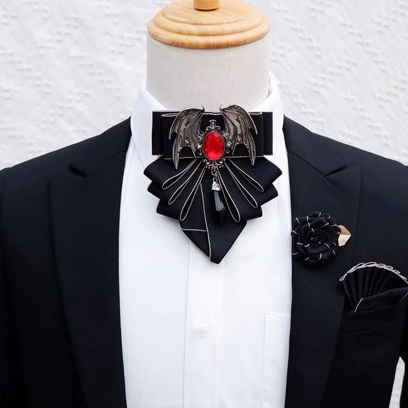 Korean Men Formal Wear - Set di spille per papillon da