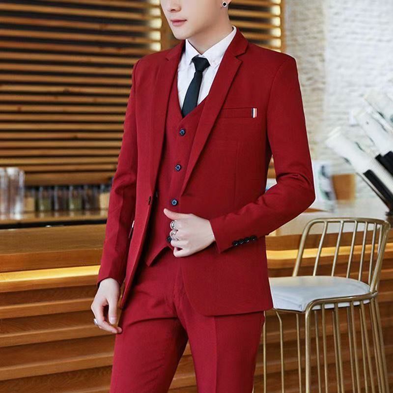 Completo da Uomo Slim Fit 2 Pe - Korean Men Formal Wear recensione e prezzo