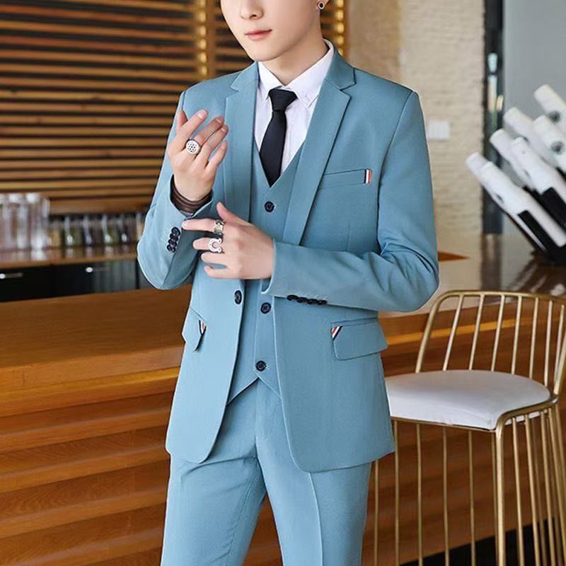 Completo da Uomo Slim Fit 2 Pe - Korean Men Formal Wear recensione e prezzo