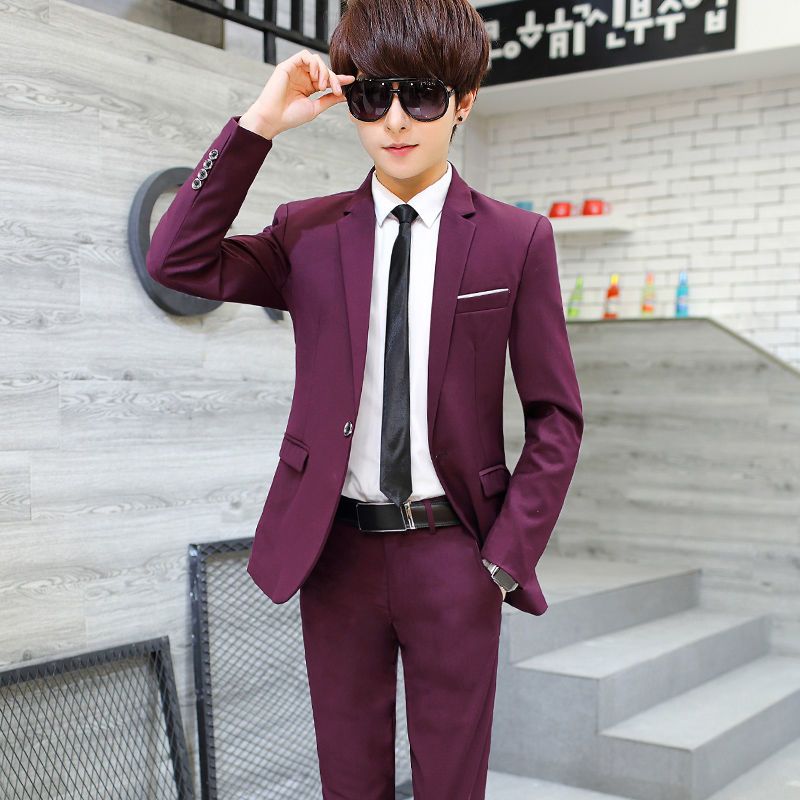 Completo da Uomo Tre Pezzi Sli - Korean Men Formal Wear recensione e prezzo