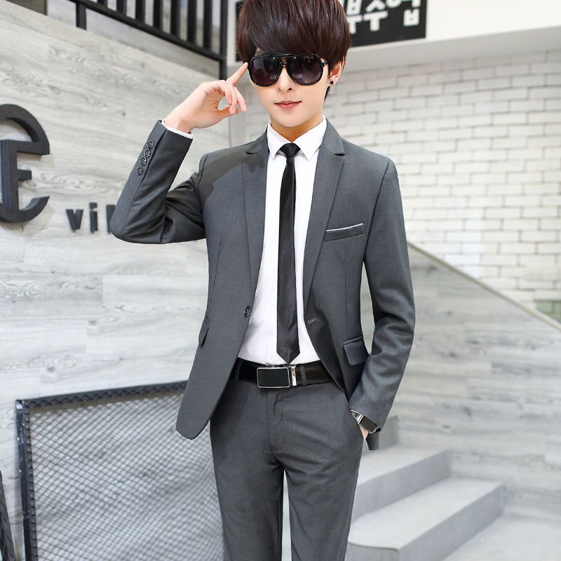 Completo da Uomo Tre Pezzi Sli - Korean Men Formal Wear recensione e prezzo