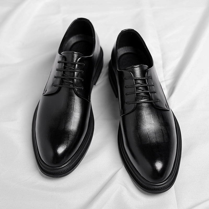 Scarpe eleganti da uomo in pel - Men Formal Wear All Black recensione e prezzo