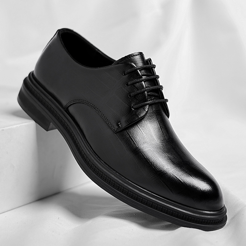 Scarpe eleganti da uomo in pel - Men Formal Wear All Black recensione e prezzo