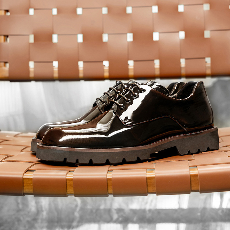 Eleganti scarpe in pelle da uo - Korean Men Formal Wear recensione e prezzo