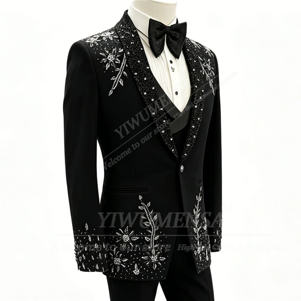 Completo da Uomo con Cristalli - Men Formal Wear For Dinner recensione e prezzo